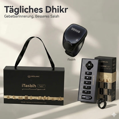 iTasbih Smart Ring – Digitaler Dhikr & Tasbih Zähler